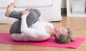 stretching