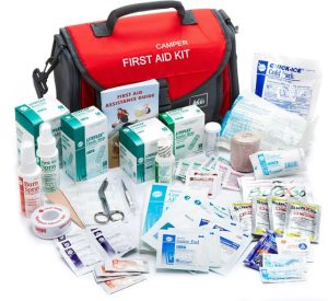 camping, first aid kit