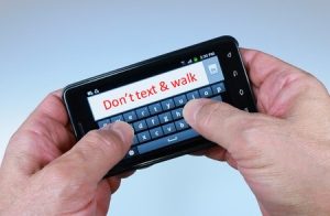 Don't text and walk