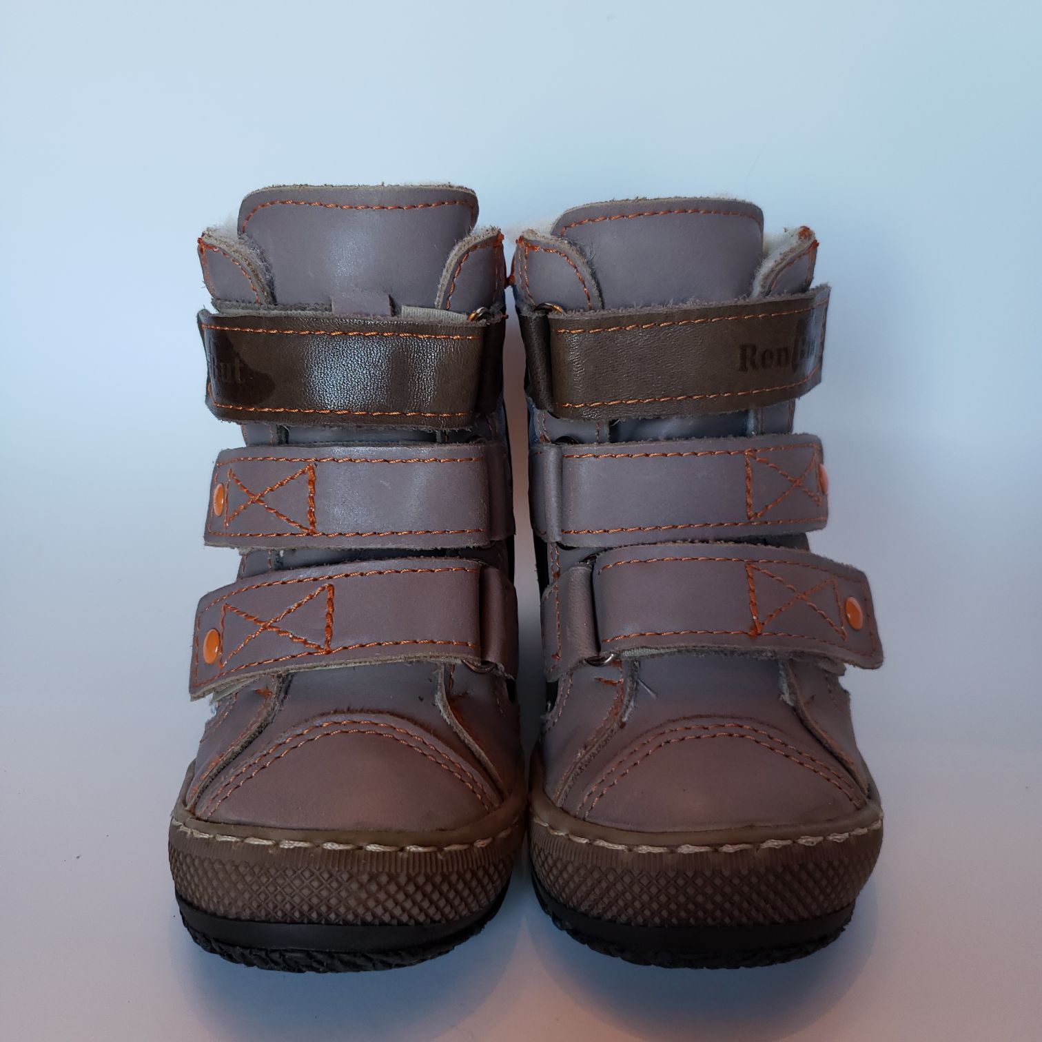 Velcro Triple Strap Snow Boots #12-1304-TB - Image 2