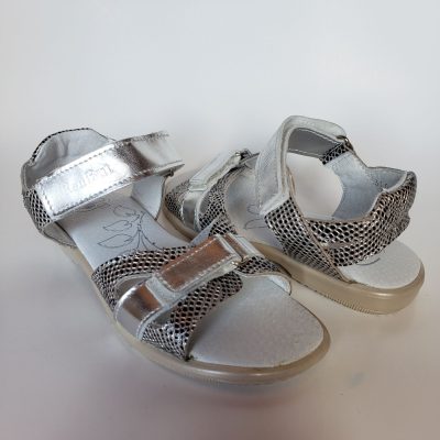 Velcro 2-Strap Dress/Casual Sandal #21-3164-SREBRNY (One and Done Sale)